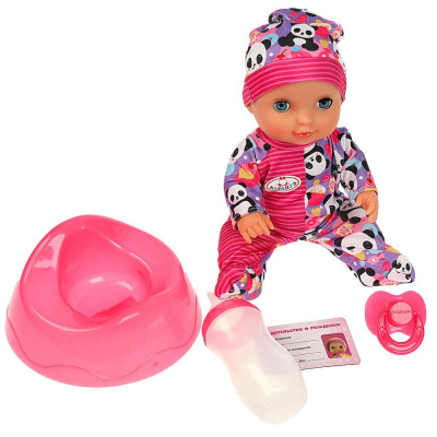 Интерактивный пупс Настя 20 см Карапуз Y20WB-DP-KARAPUZ2-23-RU